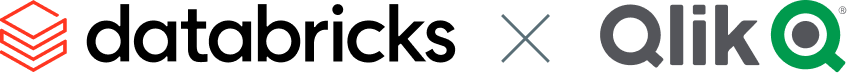 databricks x qlik logo