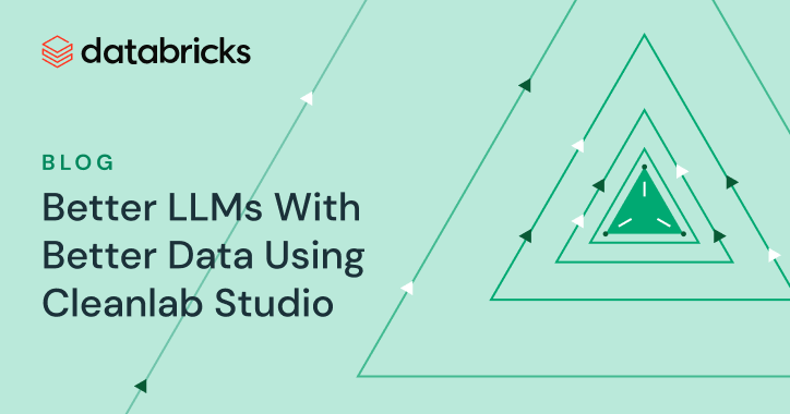 Blog: Better LLMs With Better Data Using Cleanlab Studio