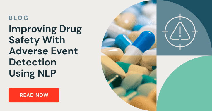 Image of a computer screen displaying an adverse drug event detection system dashboard.