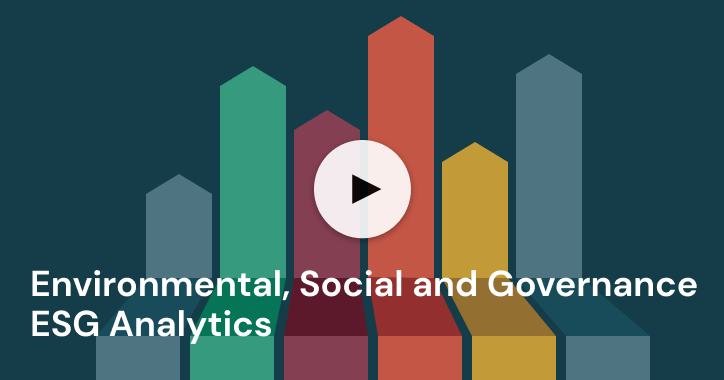 Environmental, social and governance ESG analytics