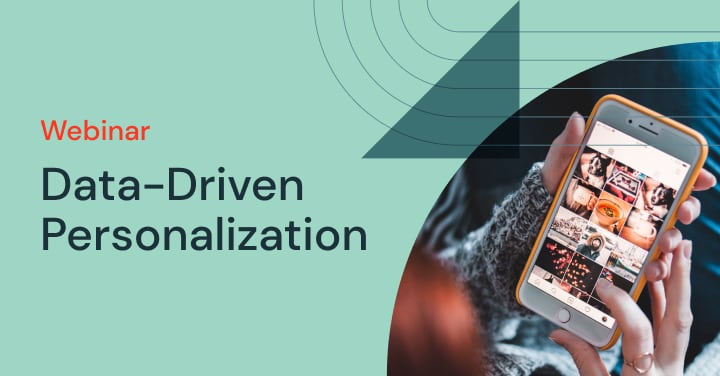 Webinar for data driven personalization