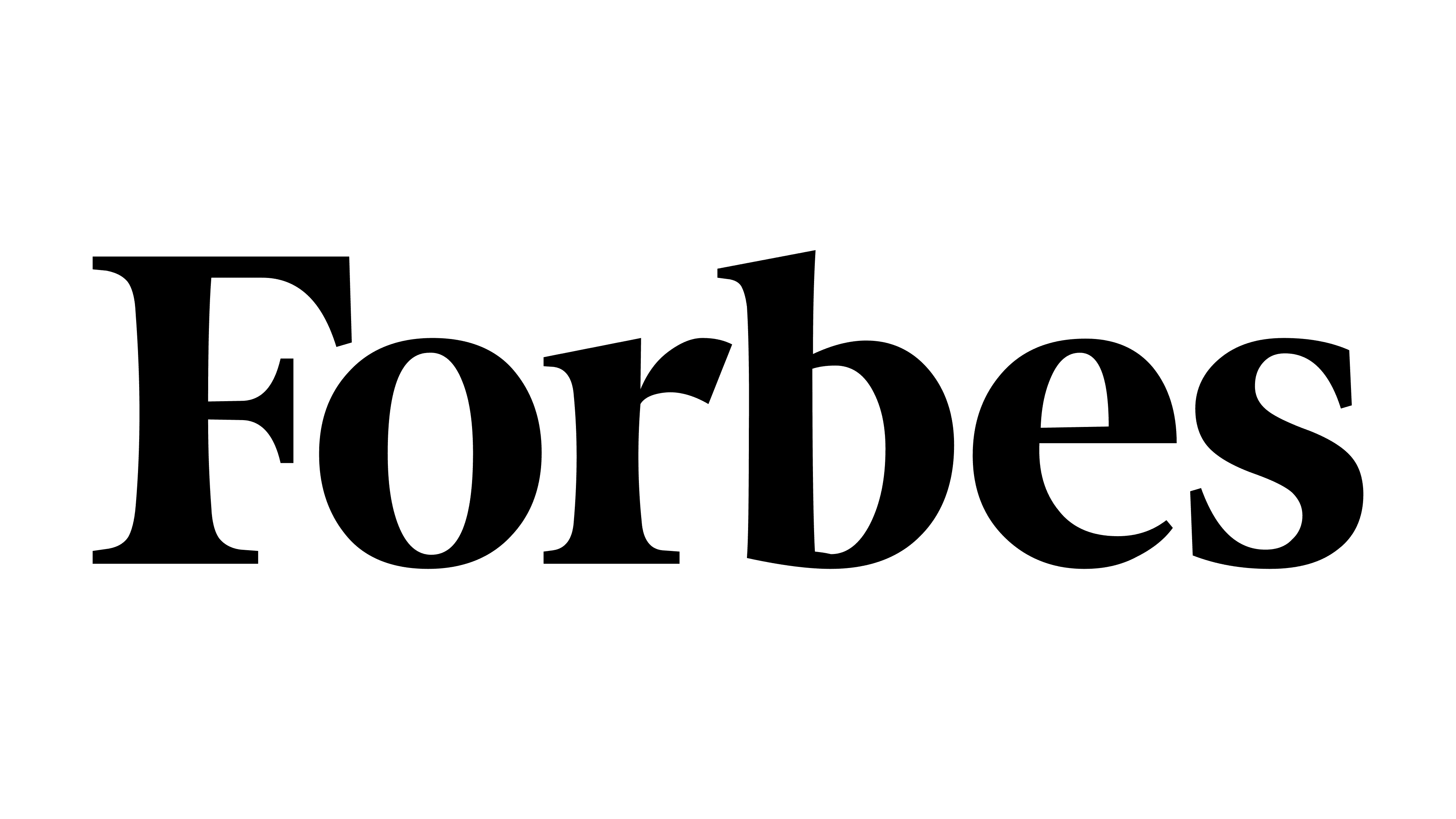 Forbes logo - black