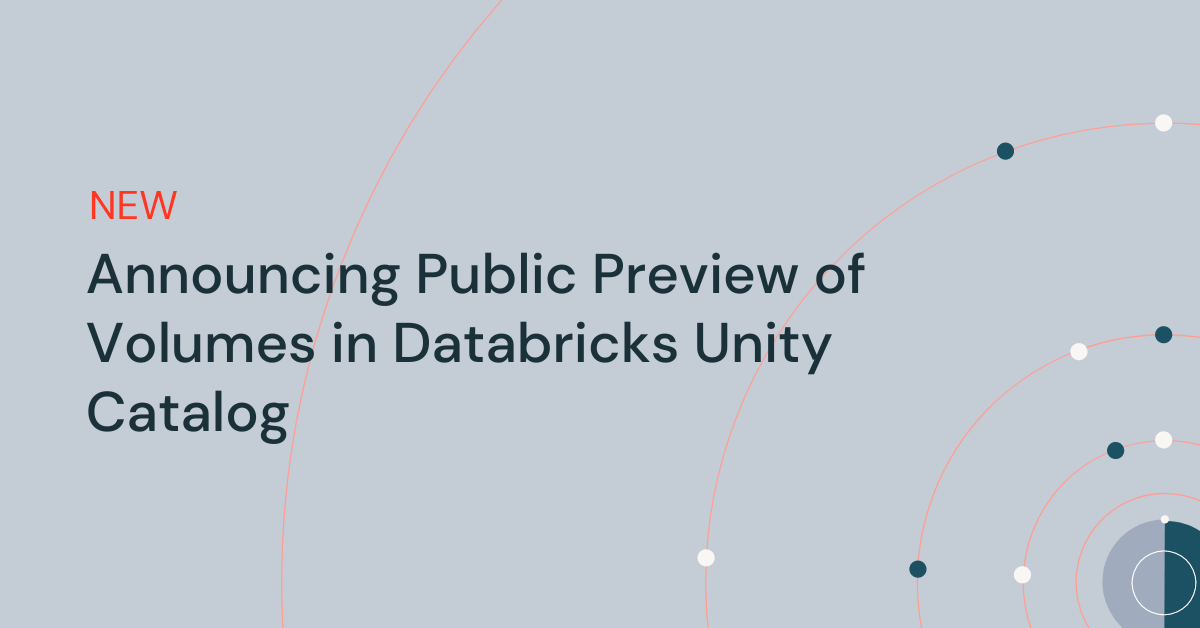 Asserting Public Preview of Volumes in Databricks Unity Catalog
