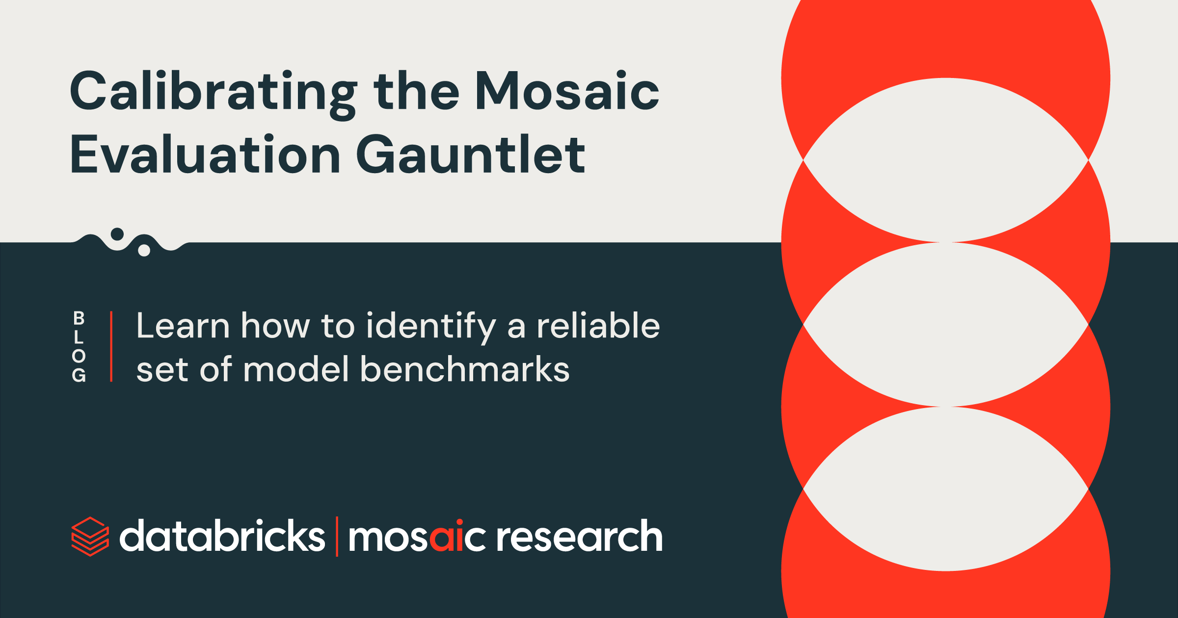Calibrating the Mosaic Evaluation Gauntlet