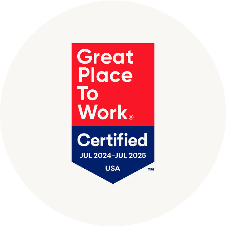 Great place to work certified USA