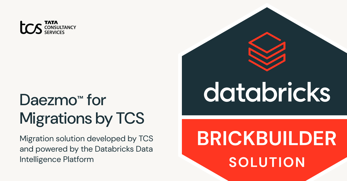 Daezmo for Migrations by TCS and Databricks | Databricks