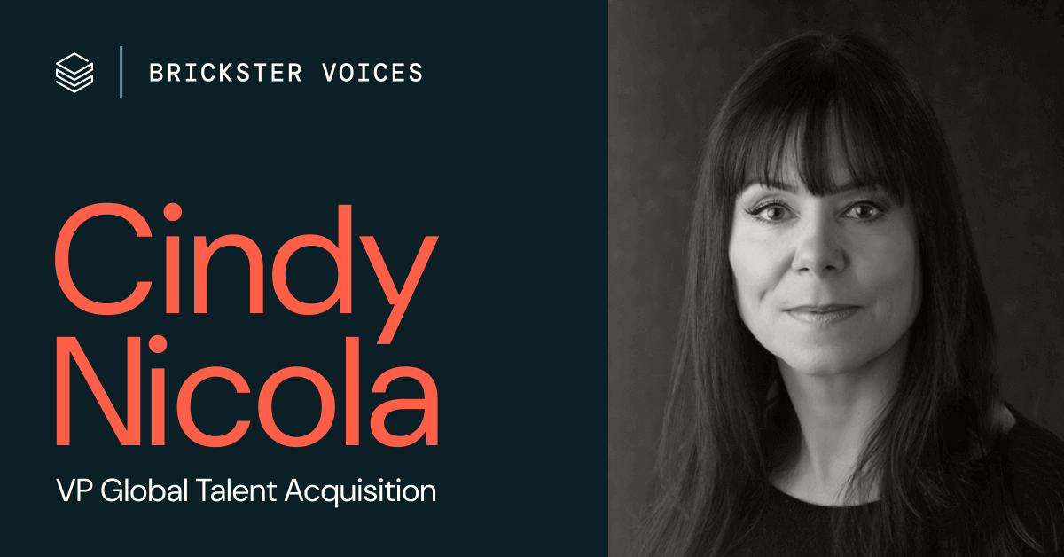 Brickster Voices: Meet Cindy Nicola, VP Global Talent Acquisition