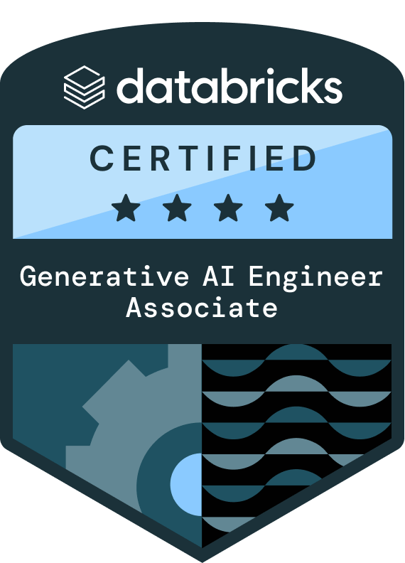 Databricks Generative AI Engineer Associate badge