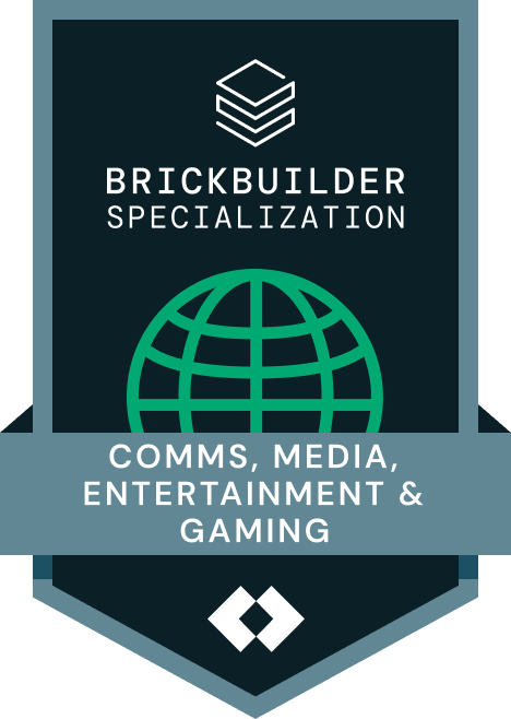 brickbuilder specialization media entertainment gaming