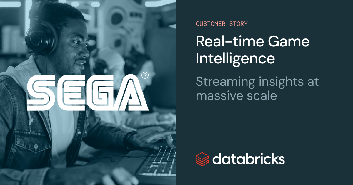 Sega delivers real-time gaming insights with SDP