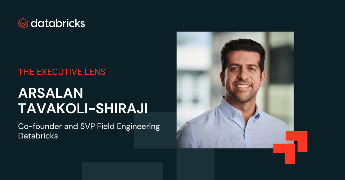 Arsalan Tavakoli-Shiraji, Databricks Co-founder.