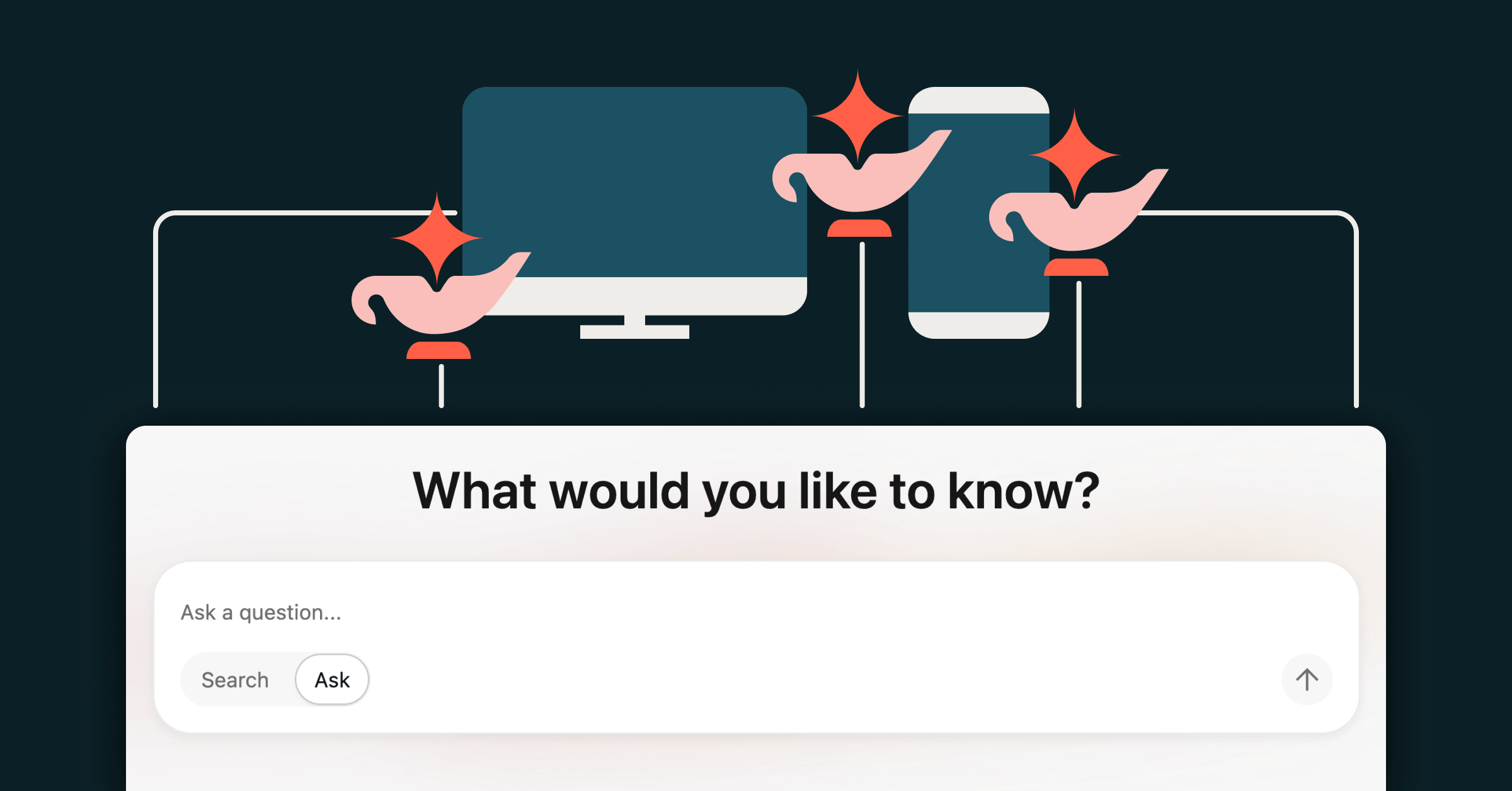 Genie chat window graphic