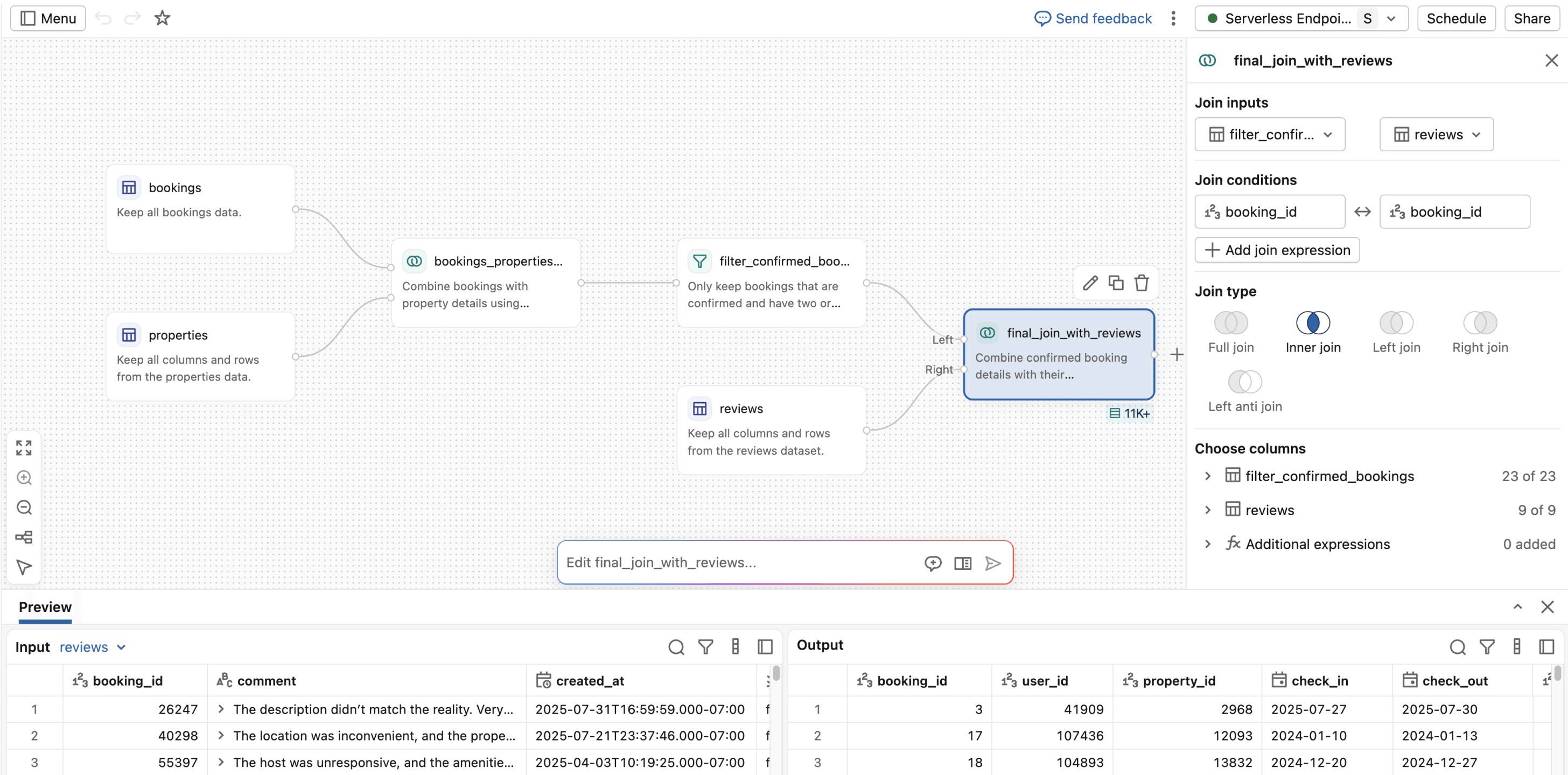 No-code data prep, ready for production