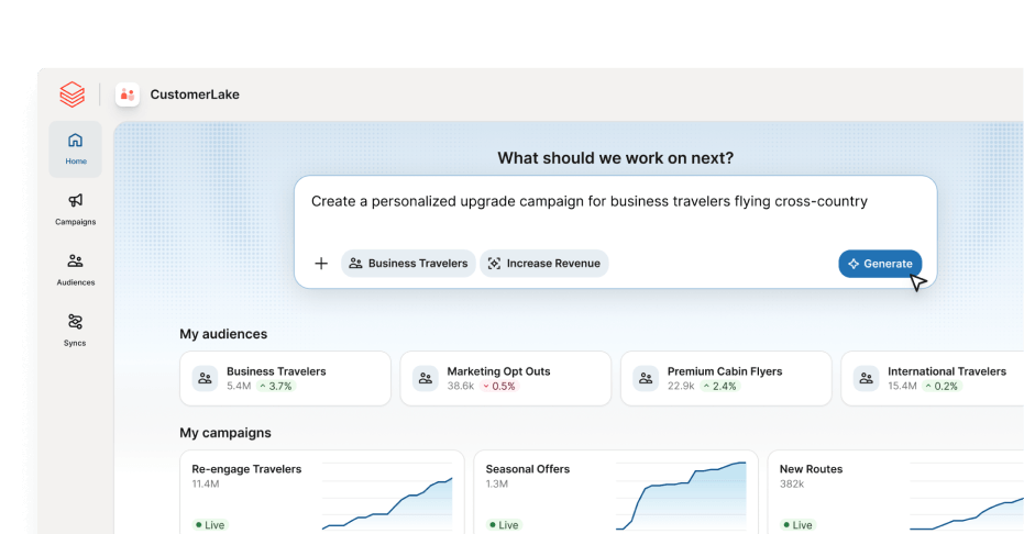 Generating a personalized upgrade campaign
