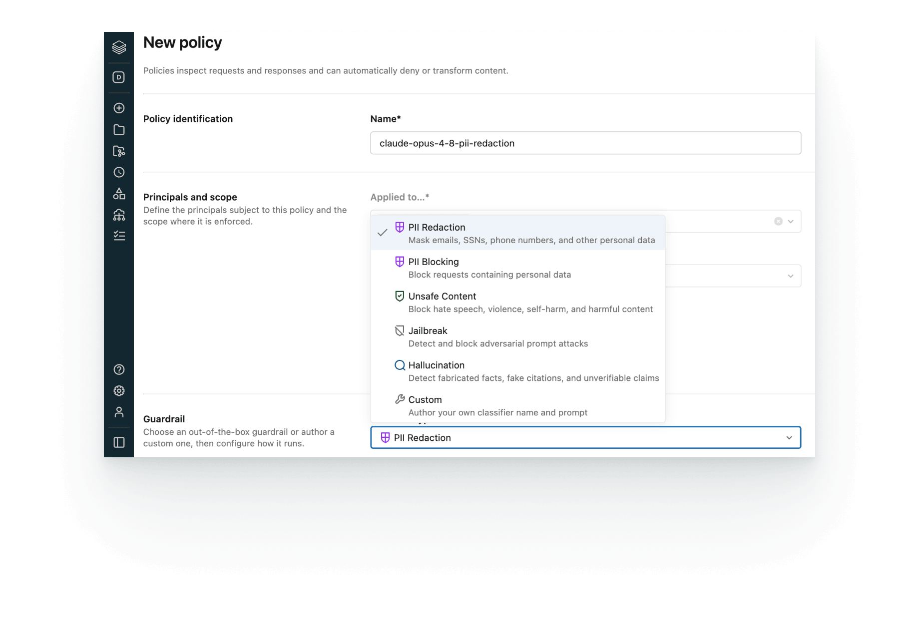 Contextual Policies