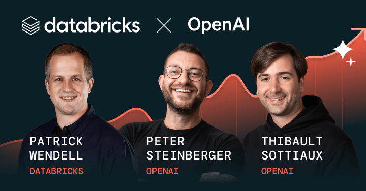 Databricks & OpenAI team smiling.