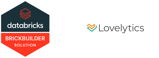 Databricks Brickbuilder & Lovelytics logos