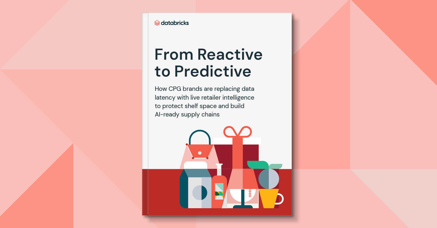 Book: From Reactive to Predictive - CPG supply chains