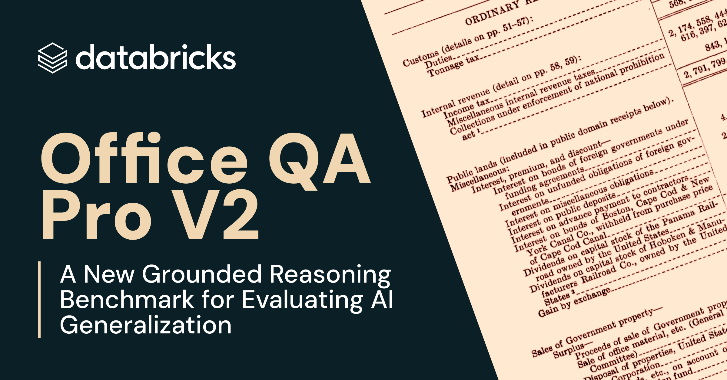 Databricks Releases OfficeQA Pro V2 for Enterprise Reasoning