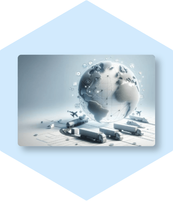 Global supply chain logistics.