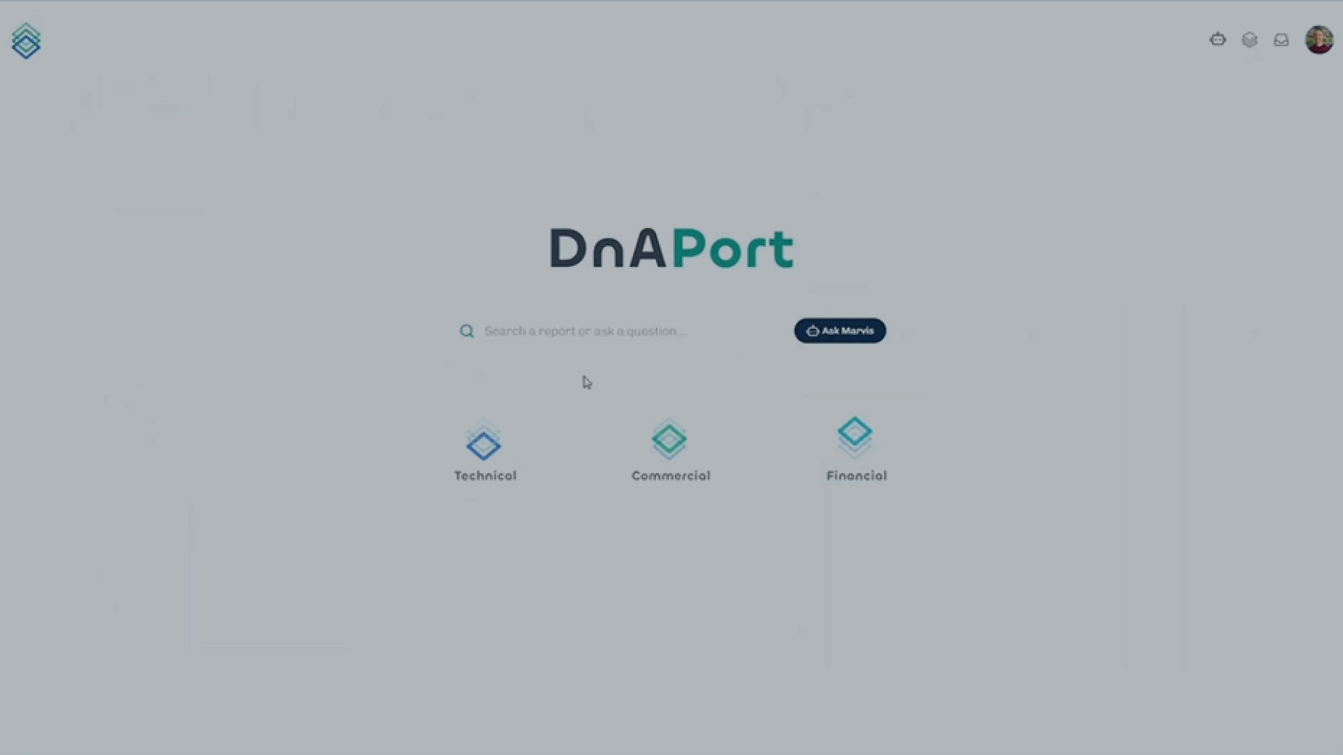 DnAPort app with Technical, Commercial, Financial