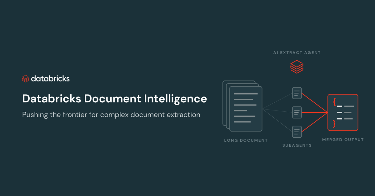 Databricks Document Intelligence: pushing the frontier for complex document extraction