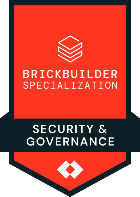 Brickbuilder Specialization - Security & Governance