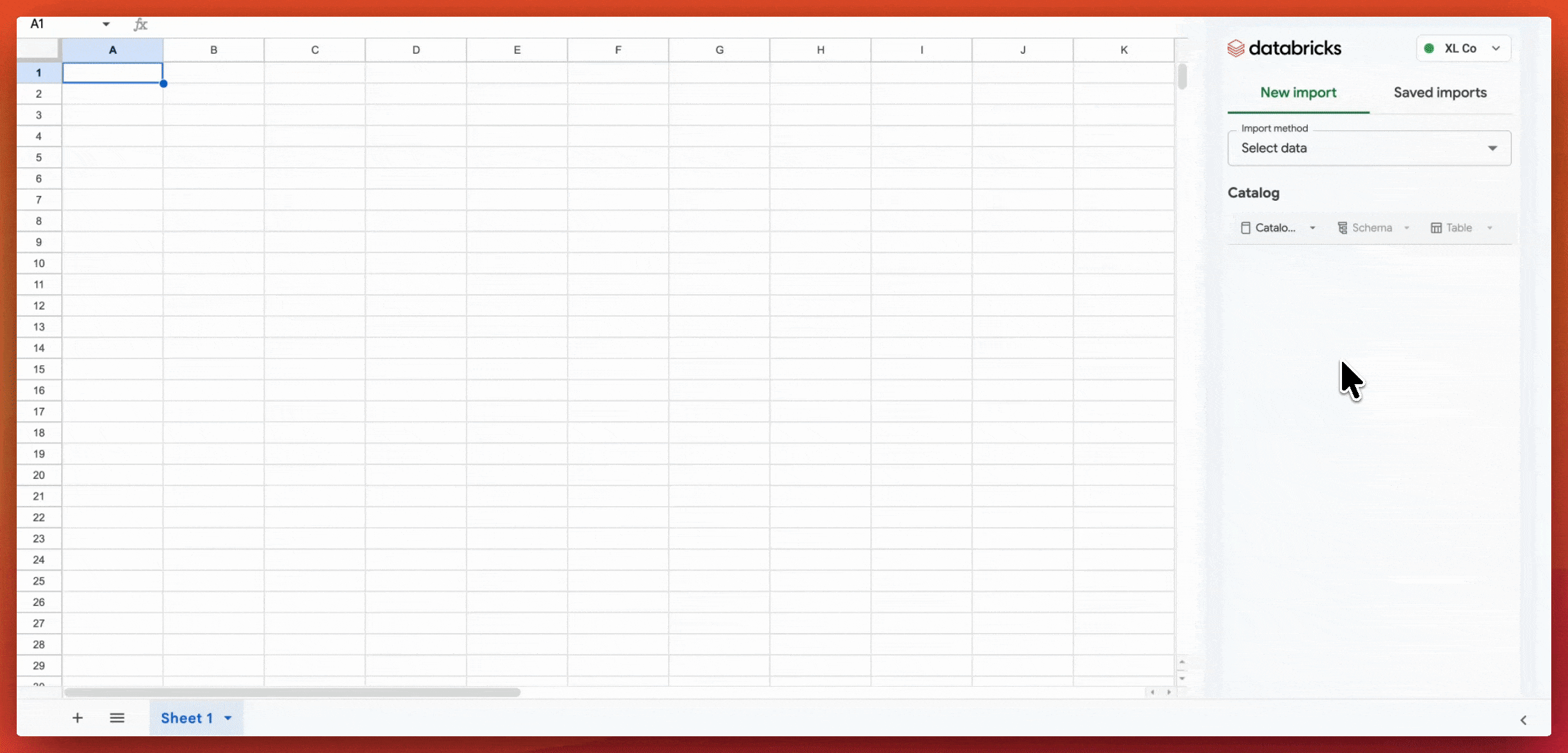 Easily query Databricks datasets from Google Sheets