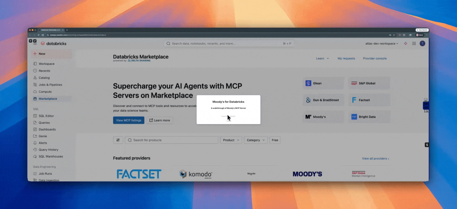 A walkthrough of Moody's MCP Server