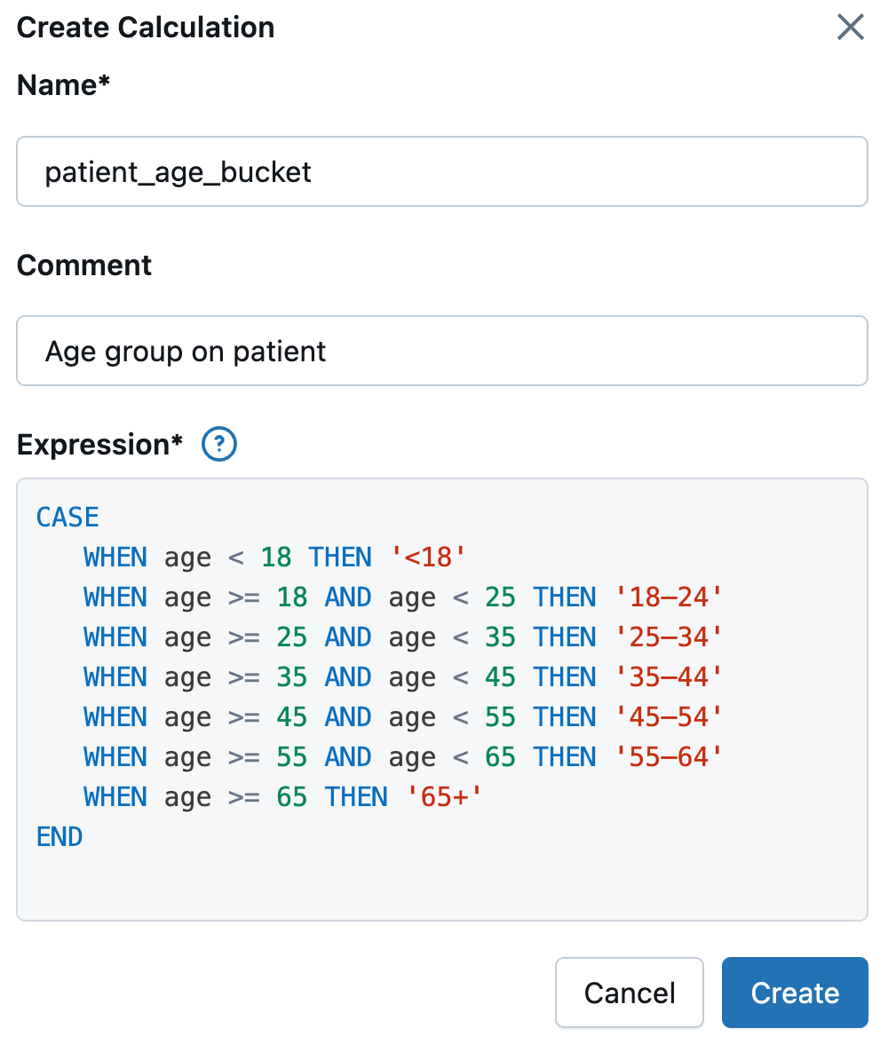 Dataset Schema View