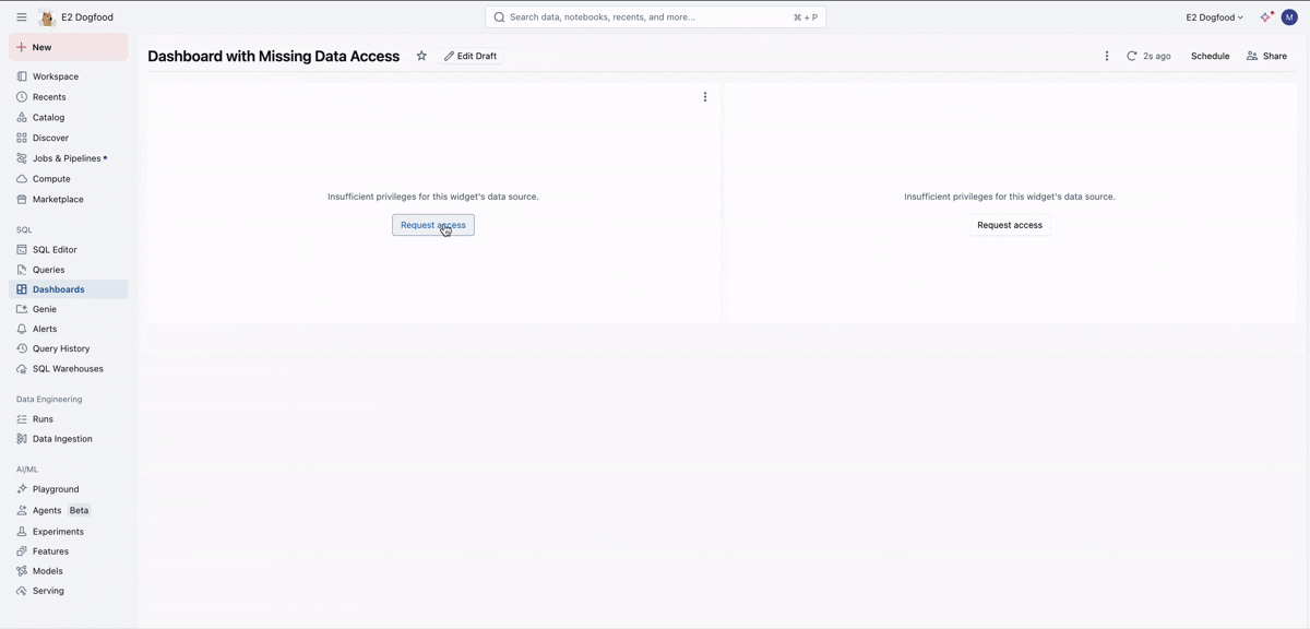 ダッシュボードパネル