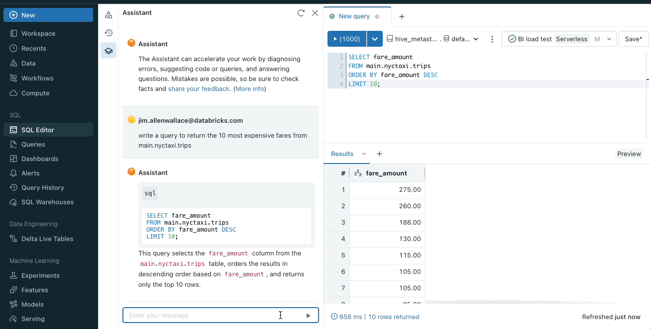 Databricks Assistant