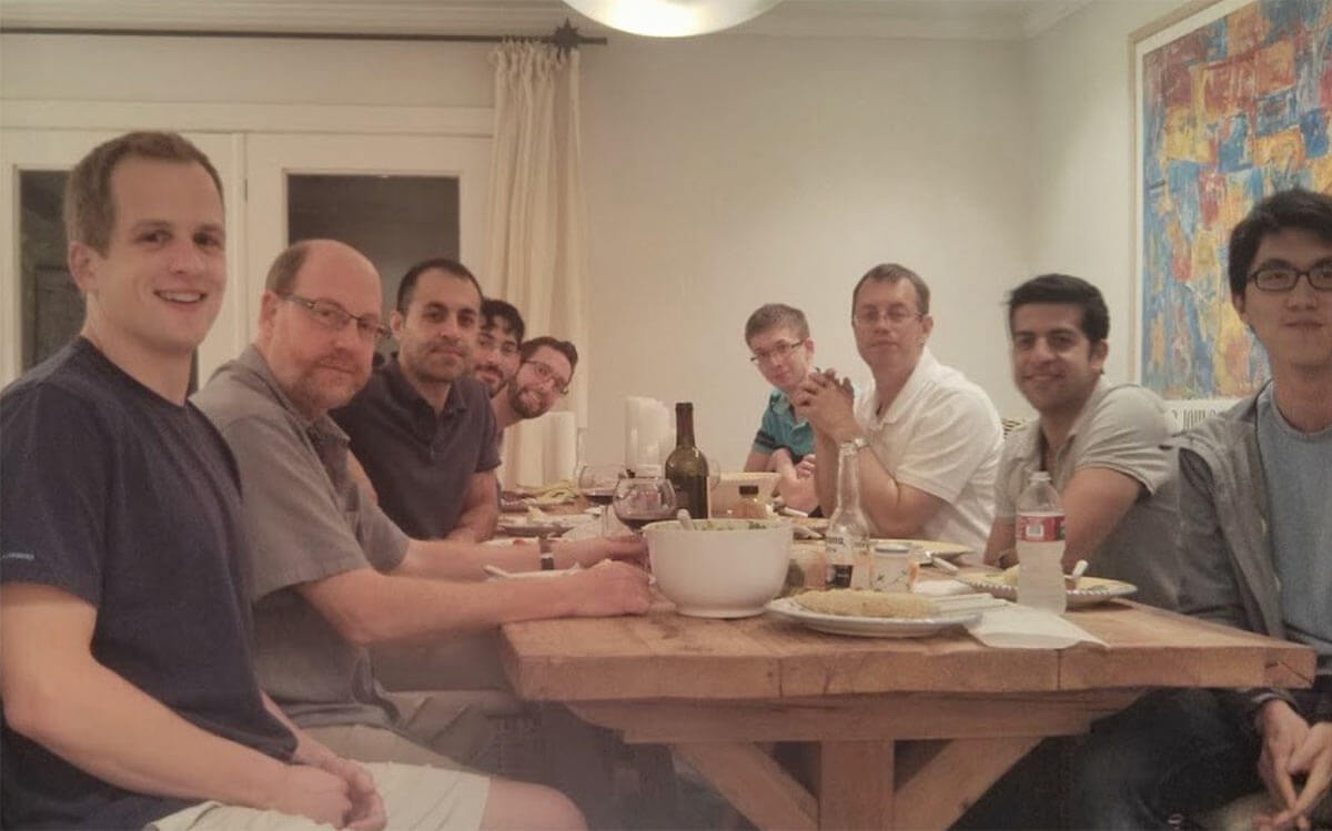 Databricks founders enjoying Thanksgiving together in 2013