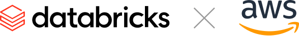 databricks x aws logo