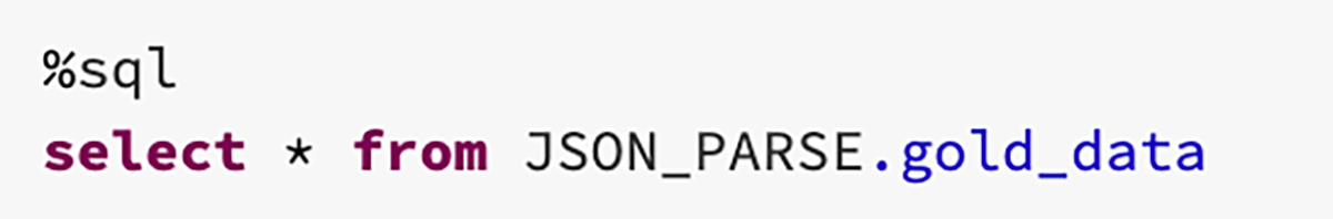 Parsing JSON in Databricks Lakehouse | Databricks Blog