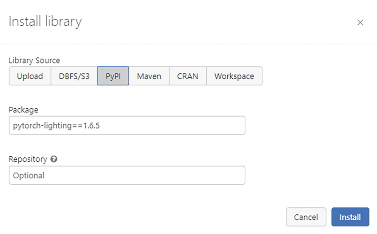 Databricks Runtime 10.4 LTS ML Configuration