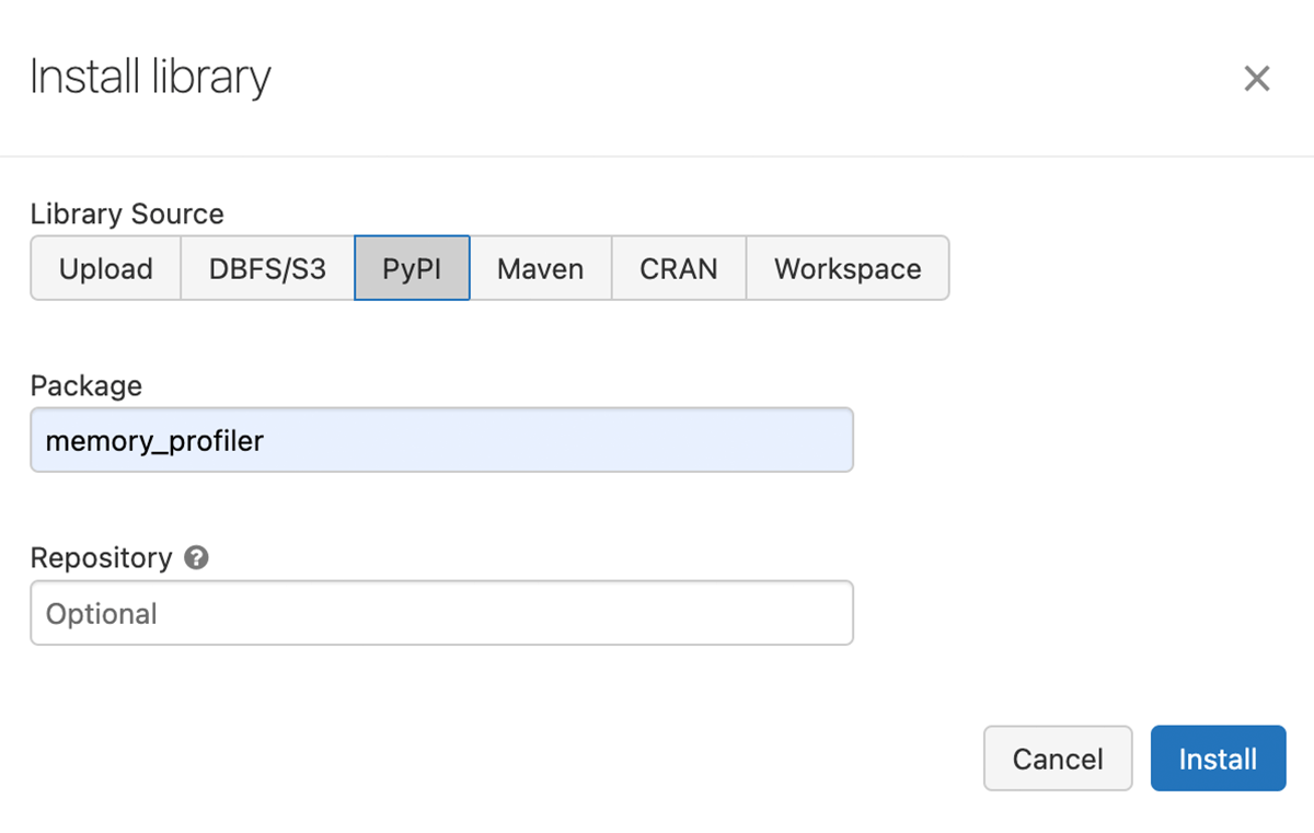 Install the Memory Profiler library on the cluster to enable memory profiling in Databricks Runtime 12.0.