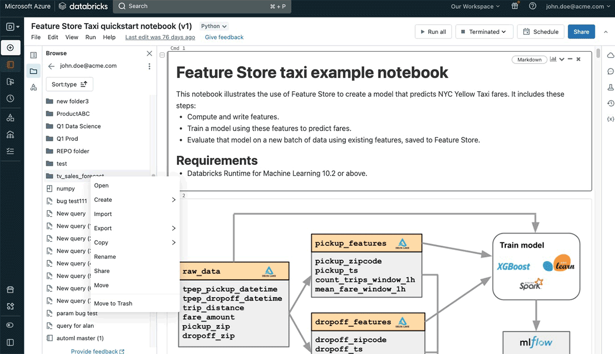 Sidebar Browser in Notebooks