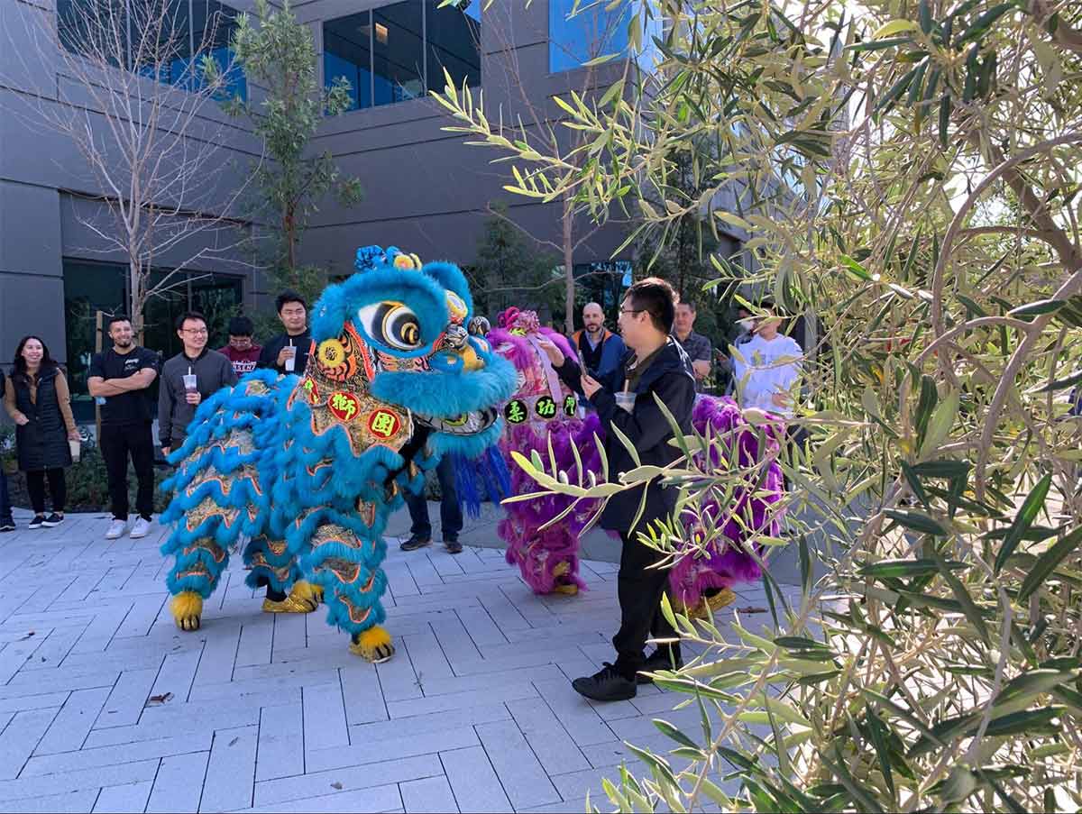 Lunar New Year celebration at Databricks, Mountain View office