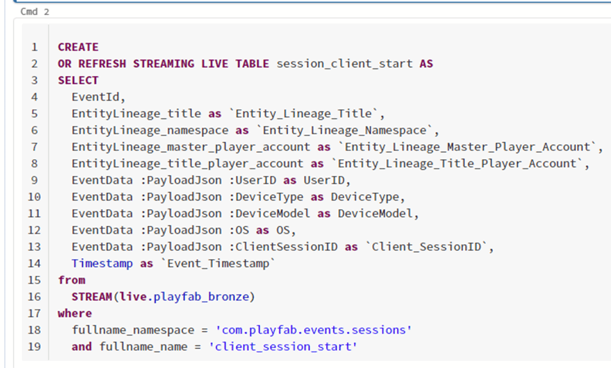 Managing and Analyzing Game Data at Scale