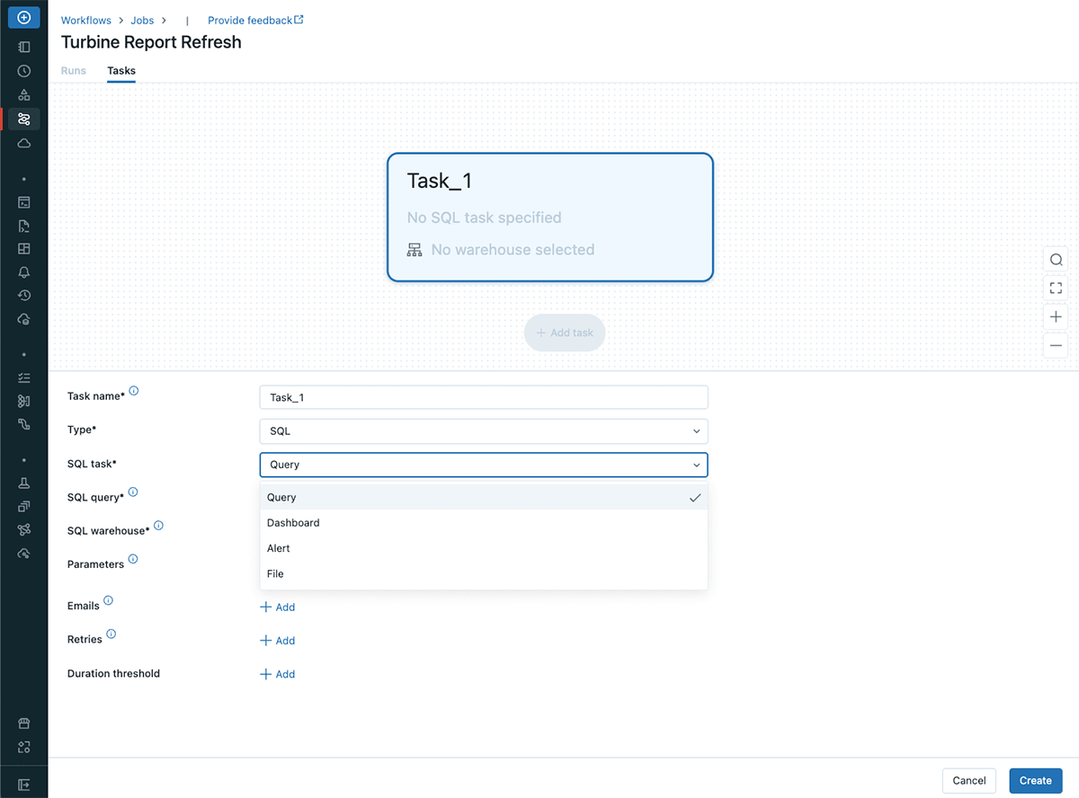 Databricks Sql Task Orchestrating Data Analytics with Databricks Workflows | Databricks Blog