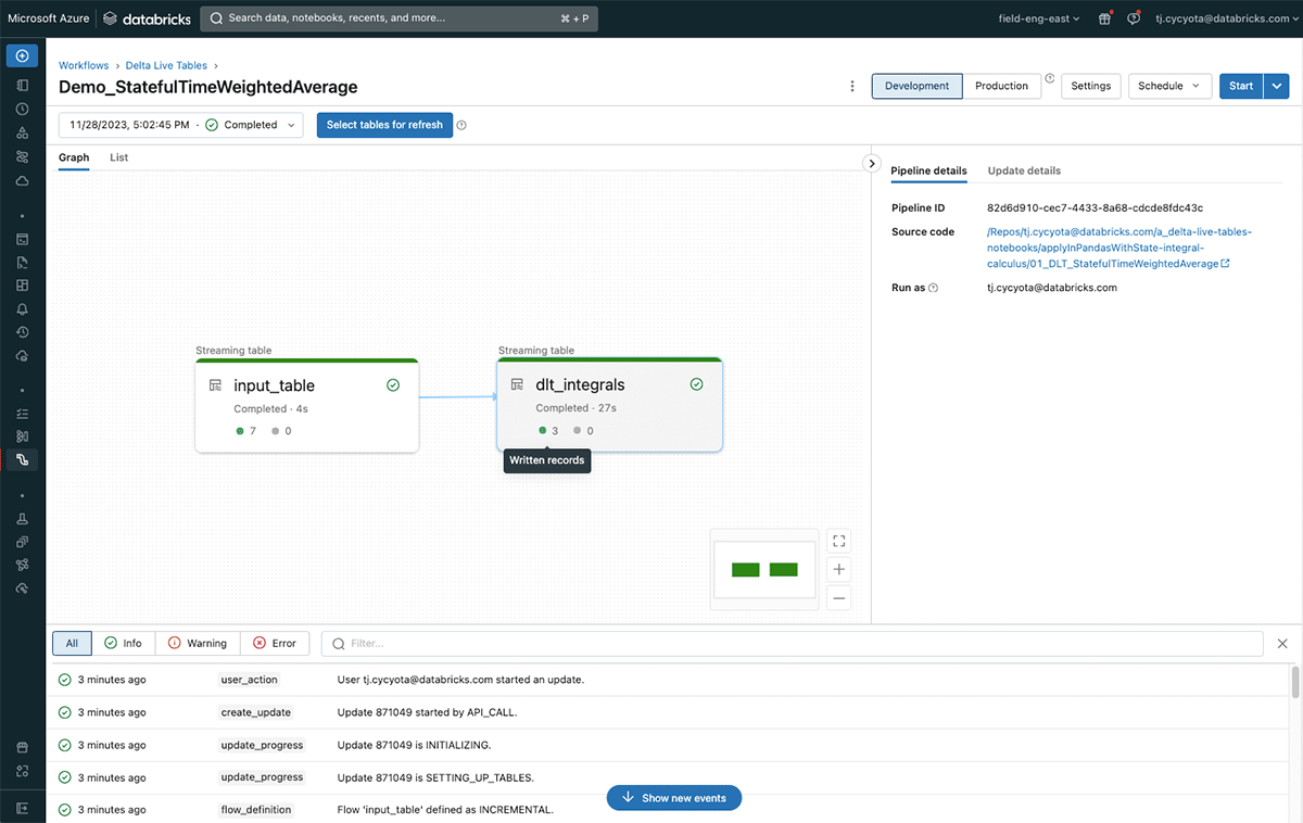 Delta Live Tables Pipeline