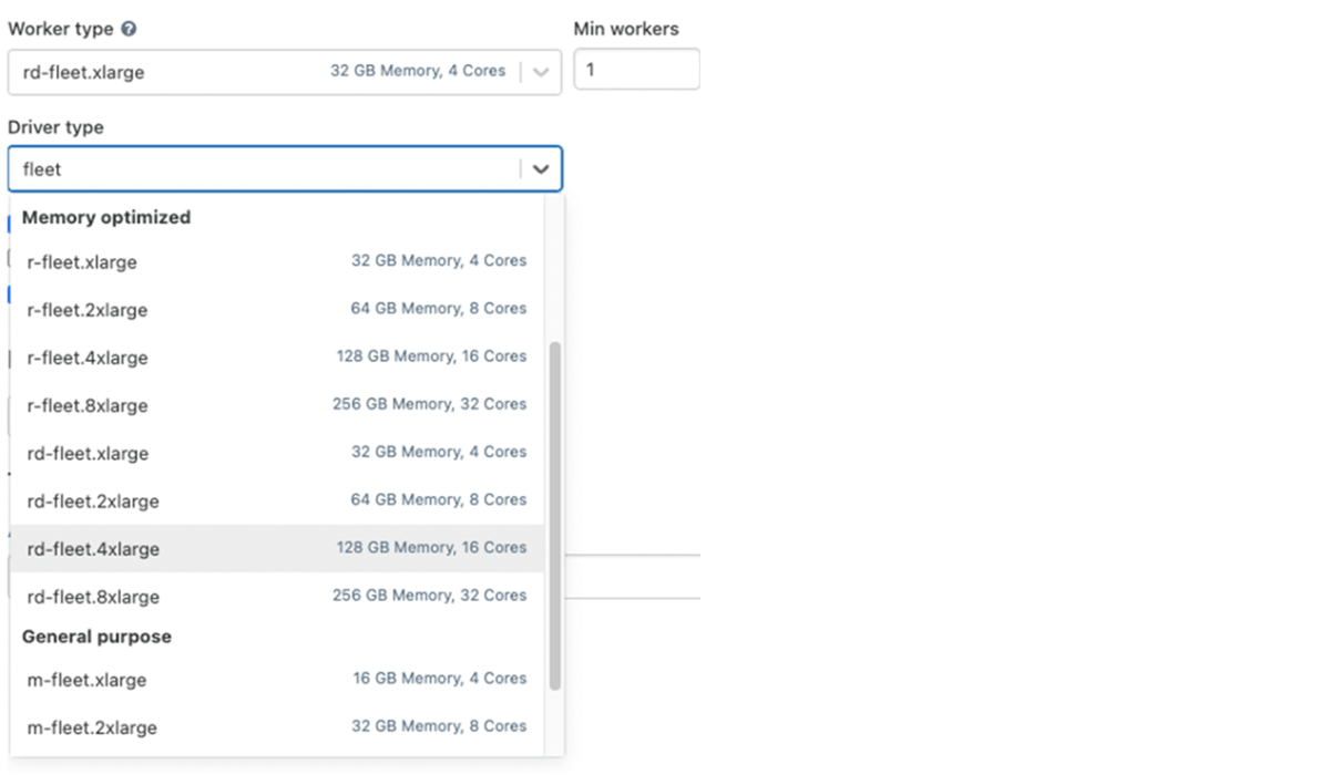 Leveraging Fleet instance type (on AWS)