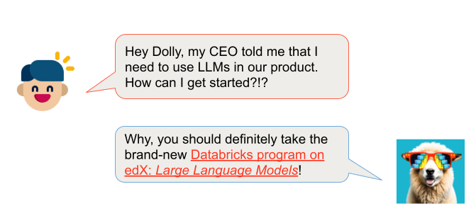 Learn how to use LLMs with Dolly