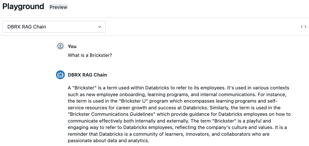 Querying DBRX with RAG