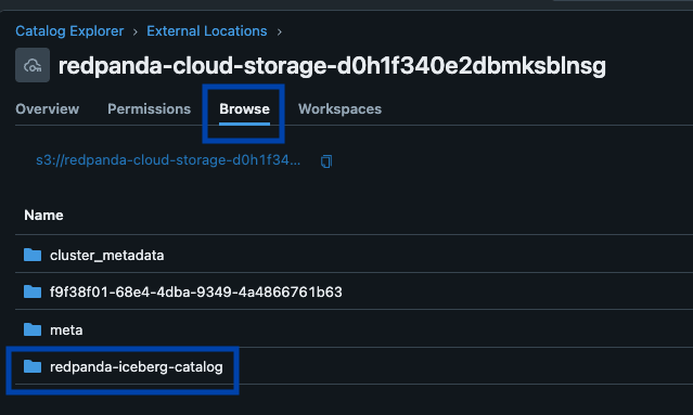 Catalog files as part of a Unity Catalog external location