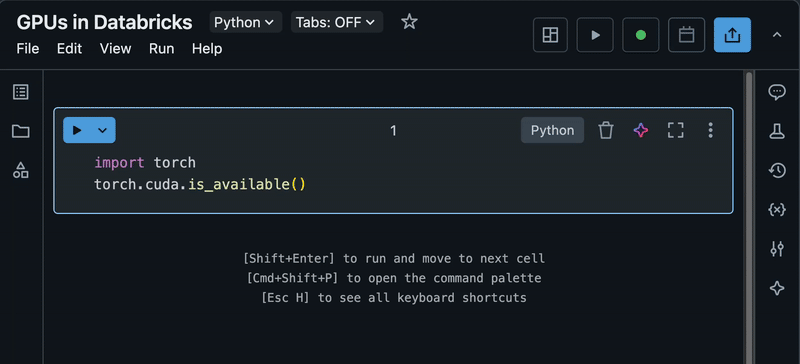 running python on a serverless gpu instance for... Databricks Announcements at Data + AI Summit 2025 | Databricks Blog