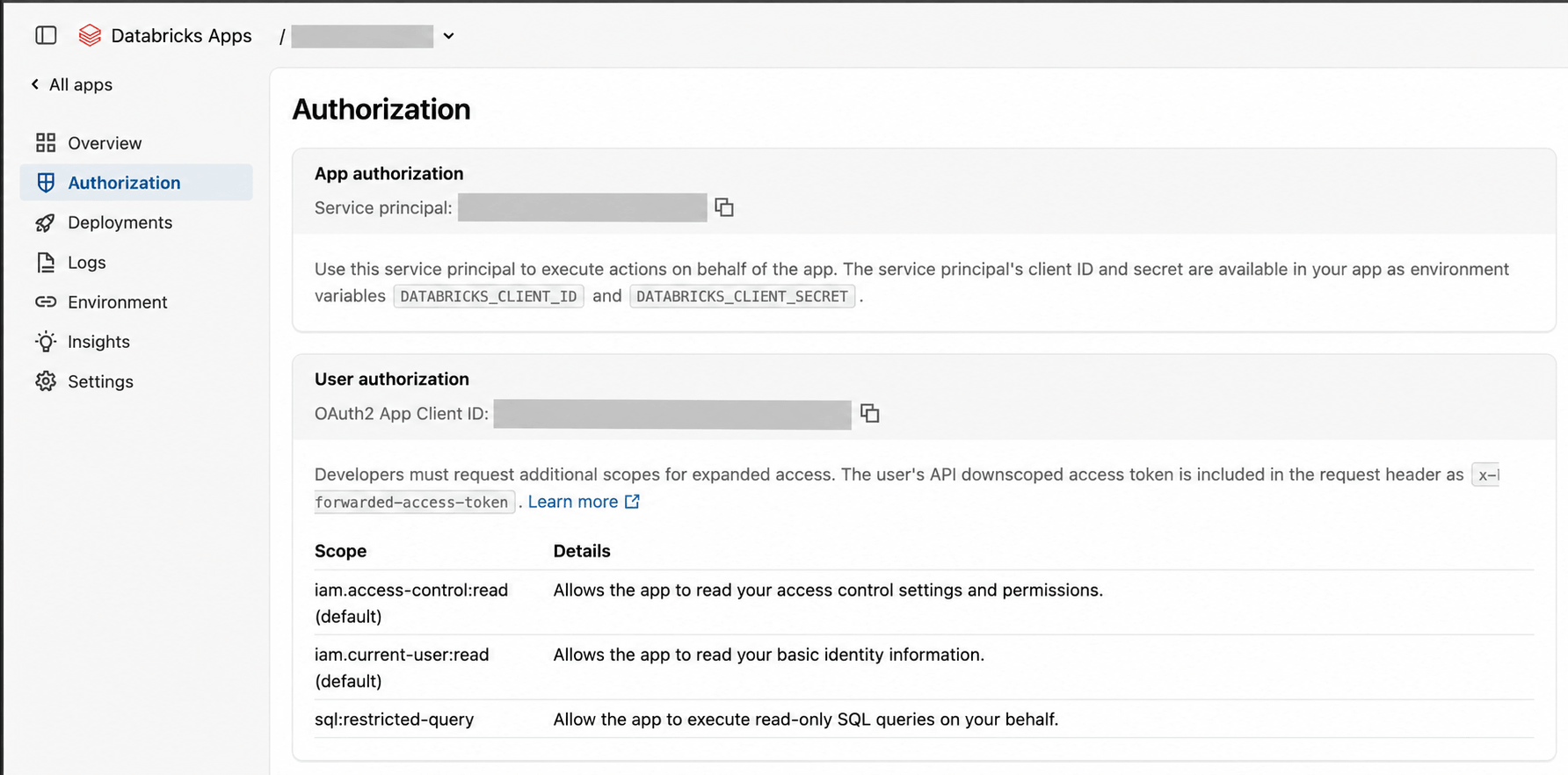 Now GA: Building permission-aware Databricks Apps with on-behalf-of ...