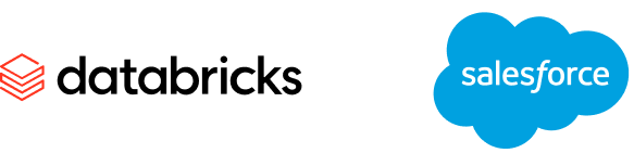 databricks and Salesforce logo