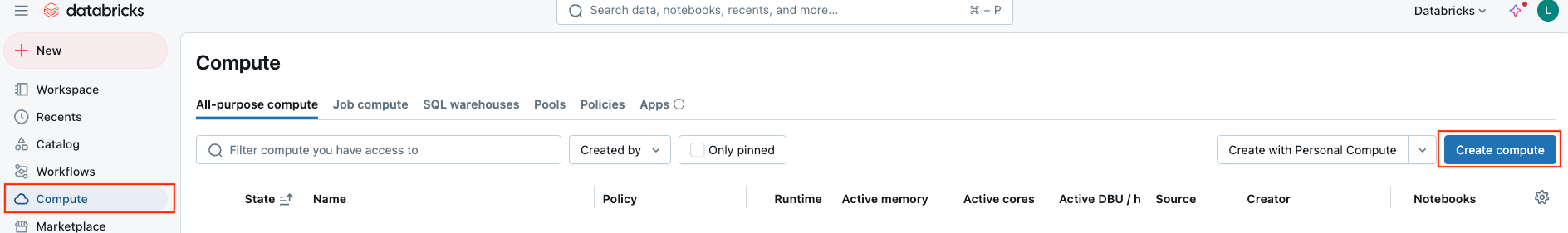 Databricks Workspace
